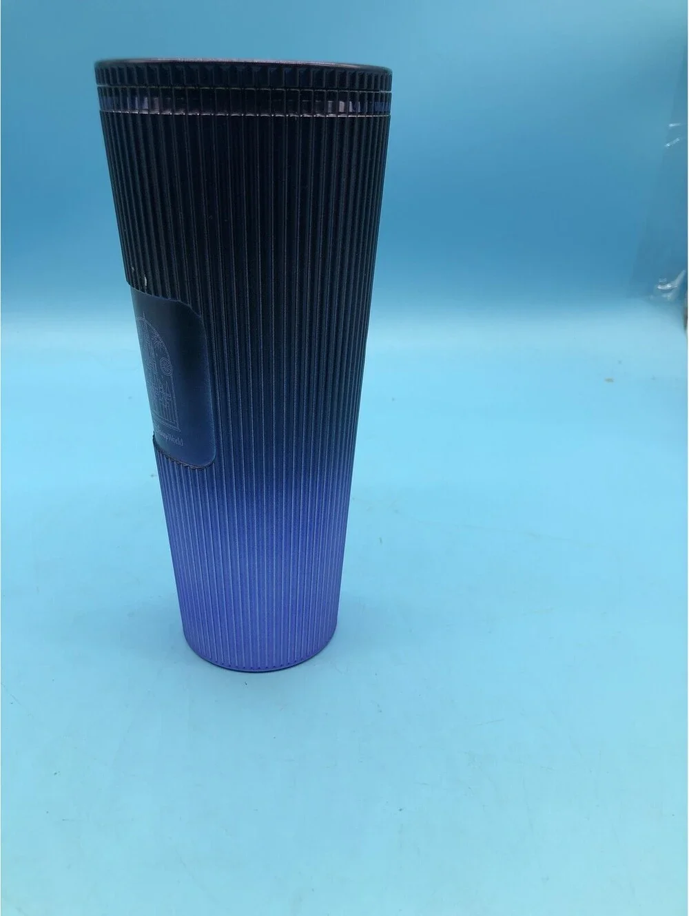 Starbucks Walt Disney World Purple Gradient Cold Tumbler Plastic Lid Castle